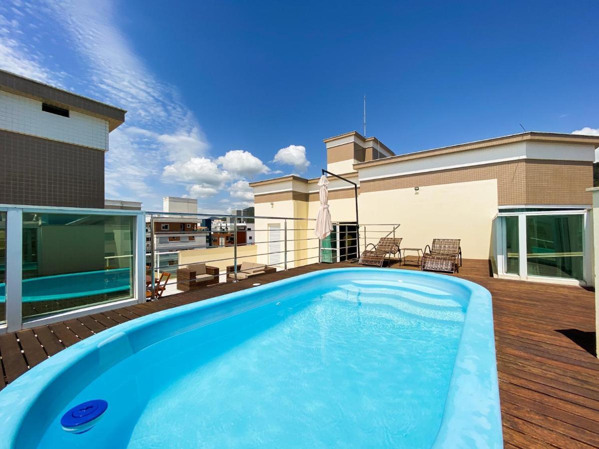 Infinito - Cobertura Frente Mar Com Piscina Apartman Governador Celso Ramos Kültér fotó